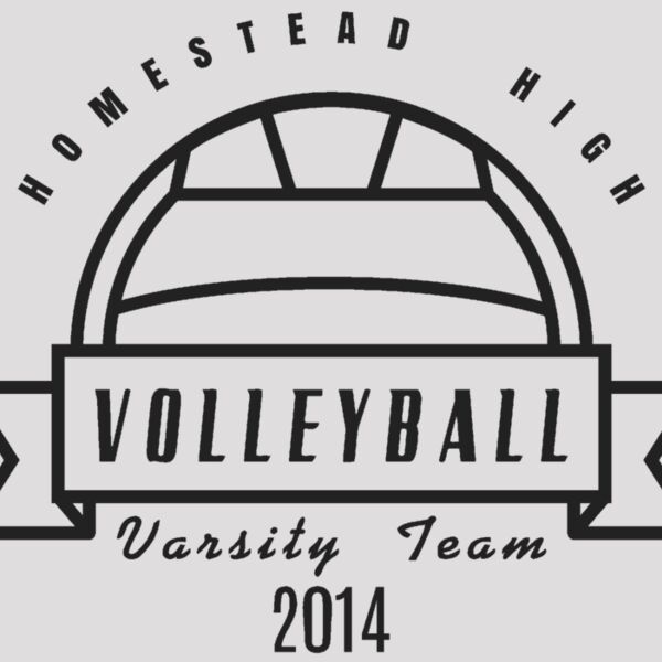 Volleyball Template DNT001 BW Thumbnail