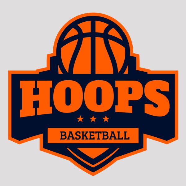 Hoops Basketball logo template 03 Thumbnail