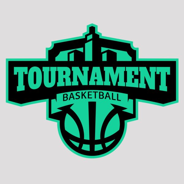 Tournament Basketball logo template Thumbnail