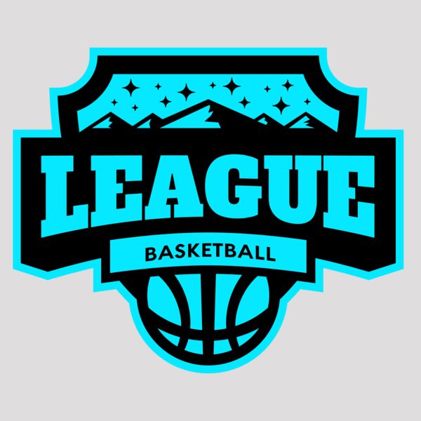 League Basketball logo template Thumbnail