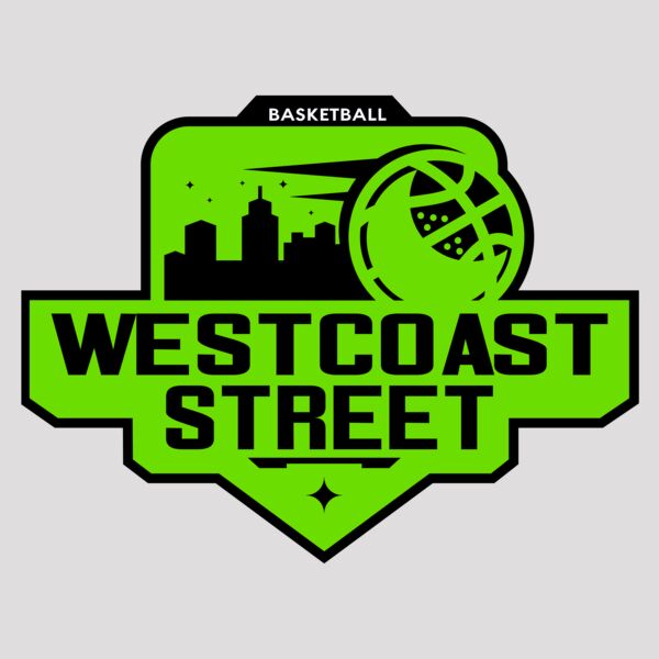 Westcoast Street Basketball logo template Thumbnail