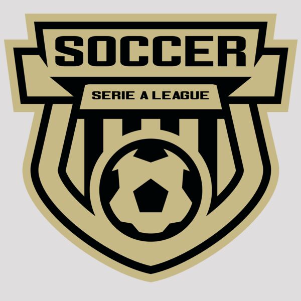 Serie a league soccer logo template Thumbnail