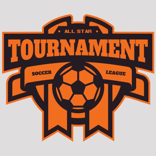 Tournament Soccer league logo template Thumbnail