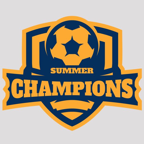 Champions Summer Soccer logo template Thumbnail