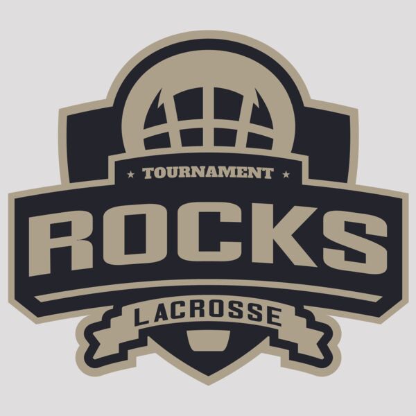 Rocks Tournament Lacrosse Logo Template Thumbnail