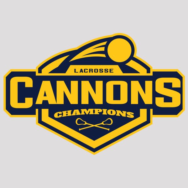 Cannons Champions Lacrosse Logo Template Thumbnail