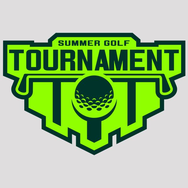 Tournament Summer golf logo template Thumbnail