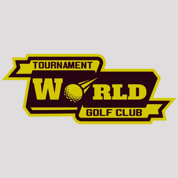World Tournament Golf club logo template Thumbnail