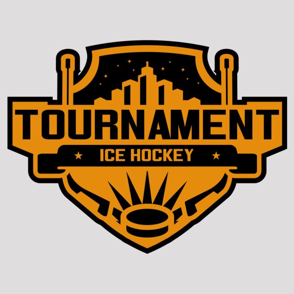 Tournament Ice Hockey logo template 02 Thumbnail