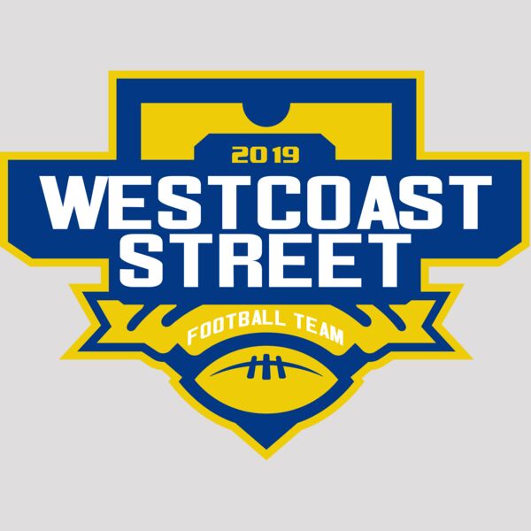 West Coast Street Football League logo template Thumbnail