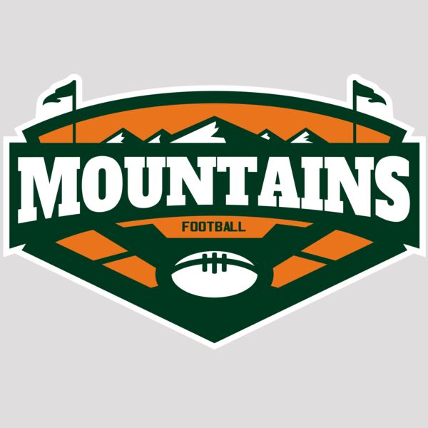 Mountains Football logo template 02 Thumbnail