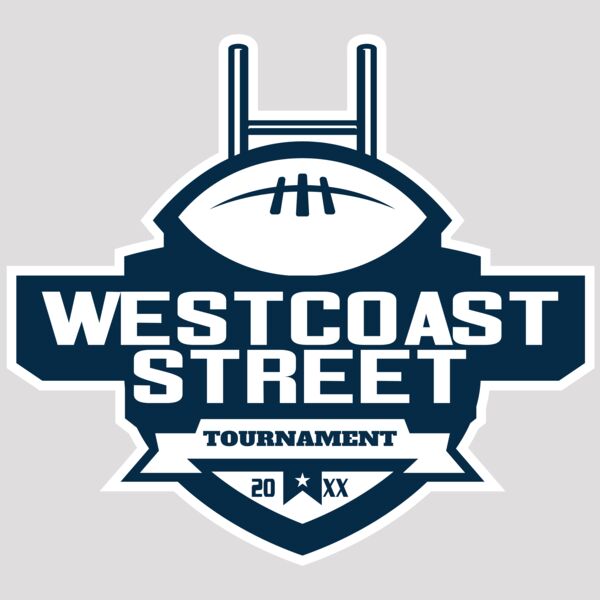 West Coast Street Tournament logo template Thumbnail