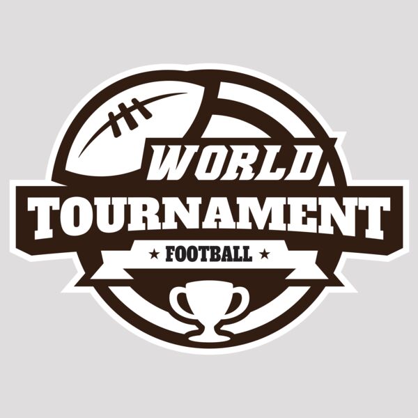 World Tournament Football logo template Thumbnail
