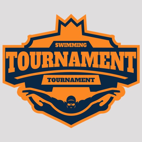 Swimming Tournament logo template Thumbnail