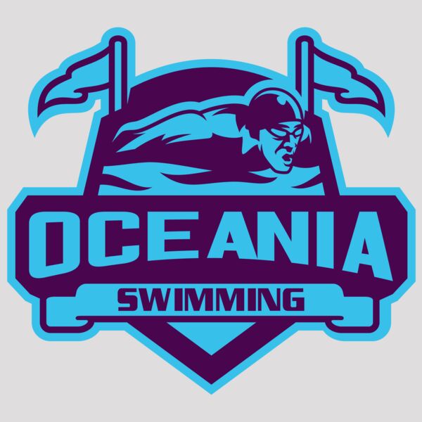 Oceania Swimming logo template Thumbnail