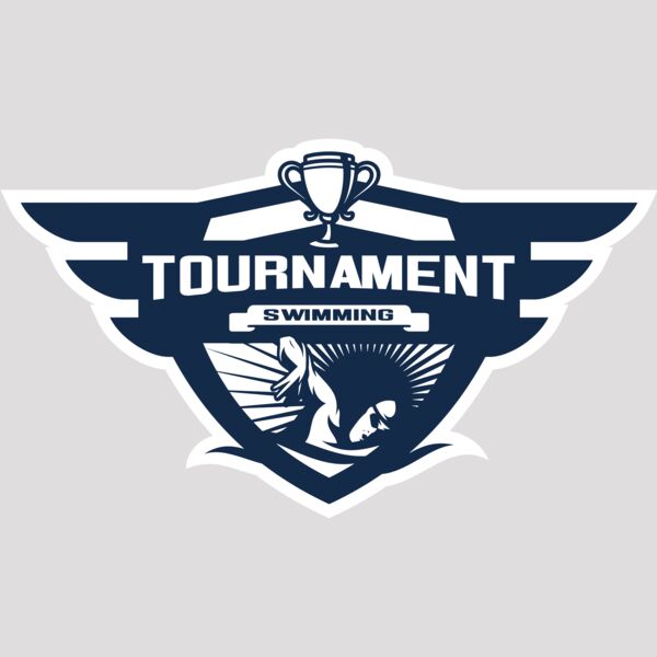 Swimming Tournament logo template 04 Thumbnail