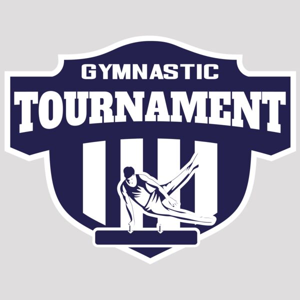 Gymnastic Tournament logo template Thumbnail
