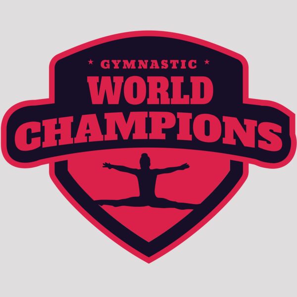Gymnastic World Champions logo template Thumbnail