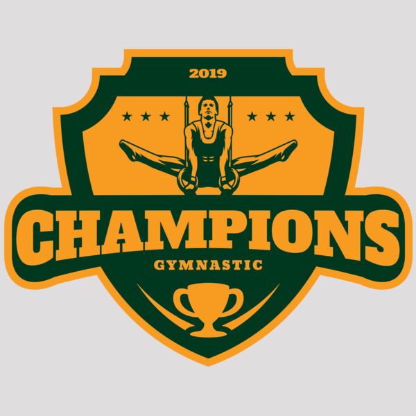Champions Gymnastic logo template Thumbnail