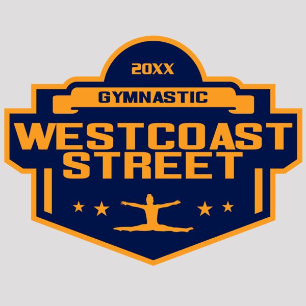 West Coast Street Gymnastic logo template 02 Thumbnail