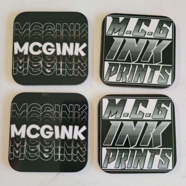 Hardboard coaster 3.5 x 3.5 Thumbnail