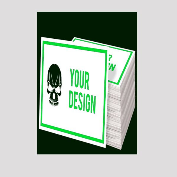 3 inch square Die Cut Thumbnail