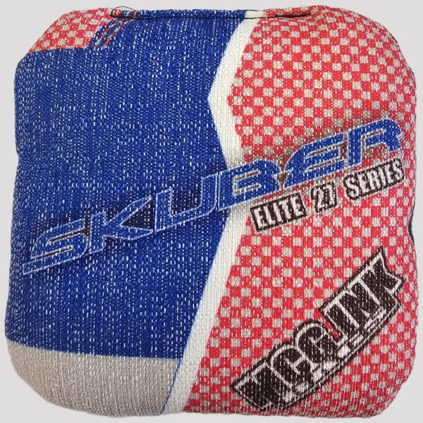 Custom CornHole Elite series "Skuber" cornhole bag ( green / black version) Thumbnail