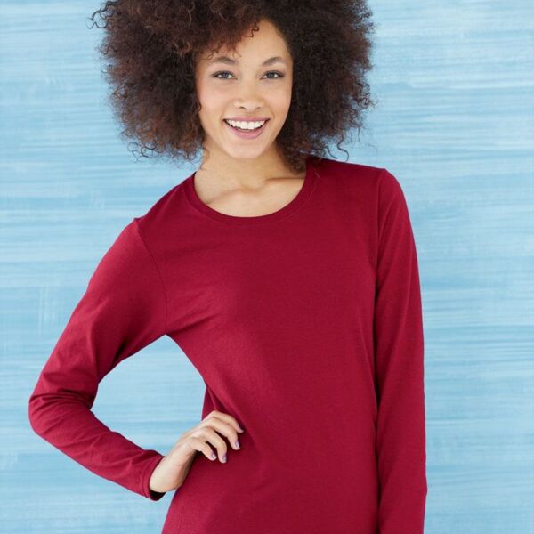 (5400l) Heavy Cotton Women's Long Sleeve T-Shirt Thumbnail