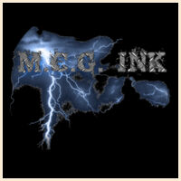 Mcg ink lightning strikes key chain - Car coaster Design