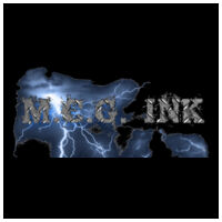 Mcg ink lightning strikes key chain - Rectangle key chain  Design