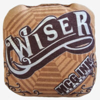 Wiser Elite series cornhole bag / Brown version Design