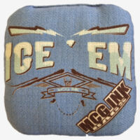 Ice EM Elite series cornhole bag / Blue version Design
