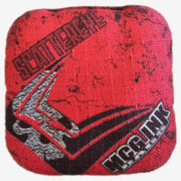Scattereye Elite series cornhole bag / red version Design
