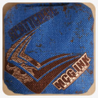 Scattereye Elite series cornhole bag / blue version Design