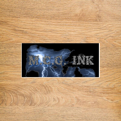 Mcg ink lightning strikes key chain - Rectangle key chain  Thumbnail