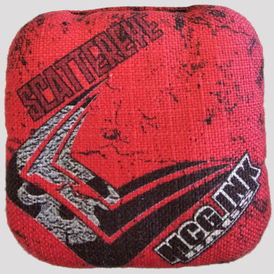 Scattereye Elite series cornhole bag / red version Thumbnail