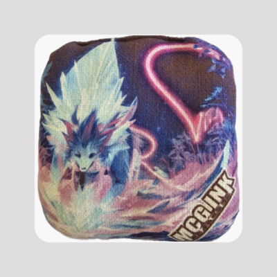 Ice EM Elite series cornhole bag / Blue ice tiger version Thumbnail