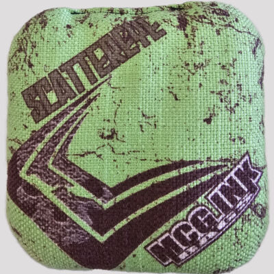 Scattereye Elite series cornhole bag / green version Thumbnail