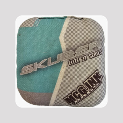 Skuber Elite series cornhole bag / teal Thumbnail