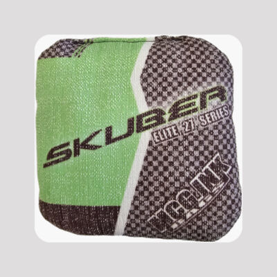 Skuber Elite series cornhole bag / green, black Thumbnail