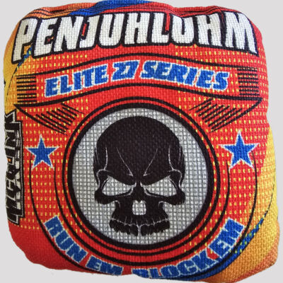 PENJUHLUHM elite series cornhole bag , Red run em version Thumbnail