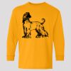 (5400b) Heavy Cotton Youth Long Sleeve T-Shirt Thumbnail