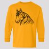 (5400b) Heavy Cotton Youth Long Sleeve T-Shirt Thumbnail