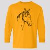 (5400b) Heavy Cotton Youth Long Sleeve T-Shirt Thumbnail