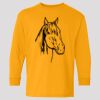 (5400b) Heavy Cotton Youth Long Sleeve T-Shirt Thumbnail