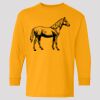 (5400b) Heavy Cotton Youth Long Sleeve T-Shirt Thumbnail