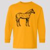 (5400b) Heavy Cotton Youth Long Sleeve T-Shirt Thumbnail