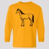 (5400b) Heavy Cotton Youth Long Sleeve T-Shirt Thumbnail