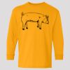 (5400b) Heavy Cotton Youth Long Sleeve T-Shirt Thumbnail