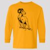 (5400b) Heavy Cotton Youth Long Sleeve T-Shirt Thumbnail